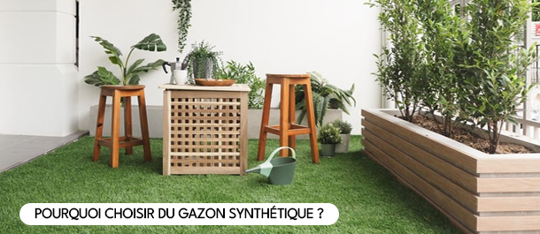 Pourquoi choisir du gazon synthétique ?